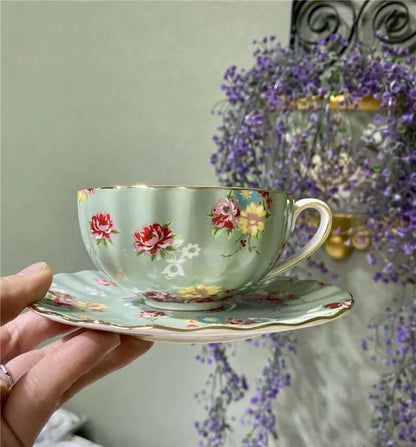 Elegante Bone China Porzellan Kaffeetasse - Luxuriöses und einzigartiges Design