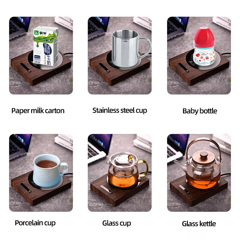 Royaleva Tassenheizgerät – 5-Temperatur Kaffee- & Teewärmepad für Schreibtisch & Büro