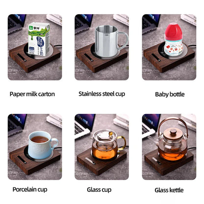Royaleva Tassenheizgerät – 5-Temperatur Kaffee- & Teewärmepad für Schreibtisch & Büro