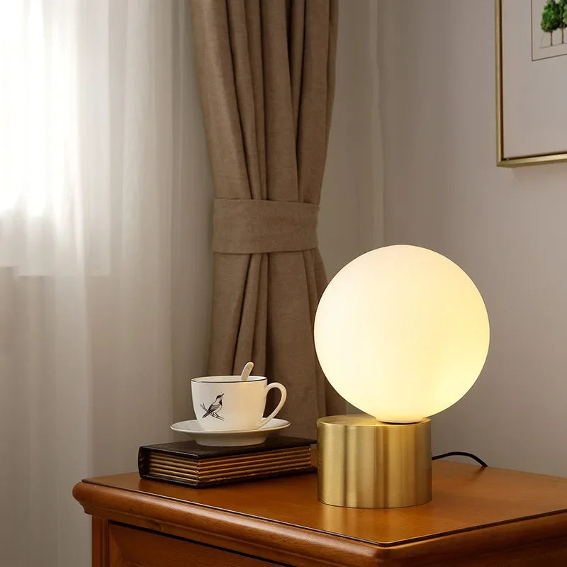 Garduru Schrägdesign Globuslampe | Moderne LED Tischleuchte | Dekorative Beleuchtung für Zuhause