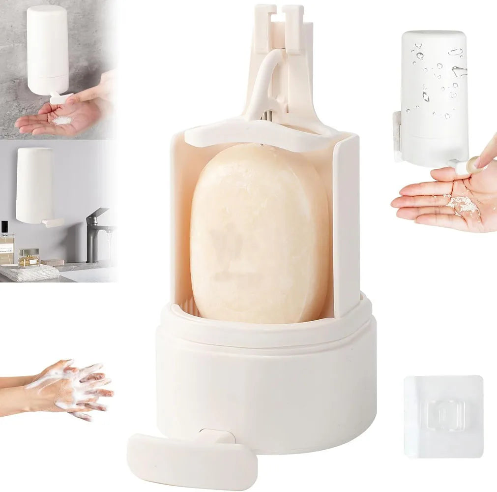 Wandmontierter Seifenspender mit Grinder