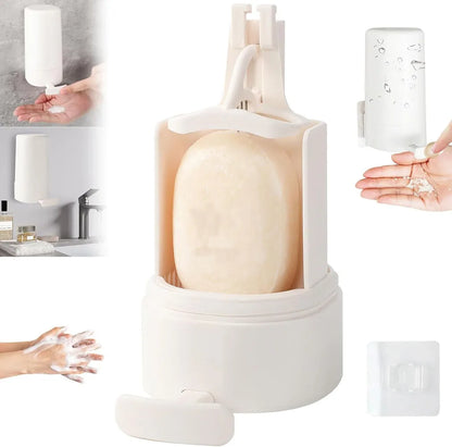 Wandmontierter Seifenspender mit Grinder