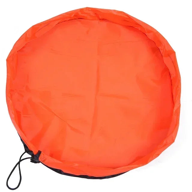 Garduru STORAGE CUSHION – Spielzeugkissen & Spielmatte in einem – Faltbarer Organizer für Kinderzimmer