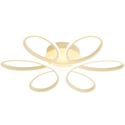 Moderne LED Gangdecke Lampe - Blumenmuster mit 3-Farben Licht