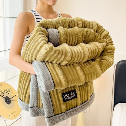 Garduru – Plüsch- und Flauschdecke aus dicker Wolle für Komfort zu Hause