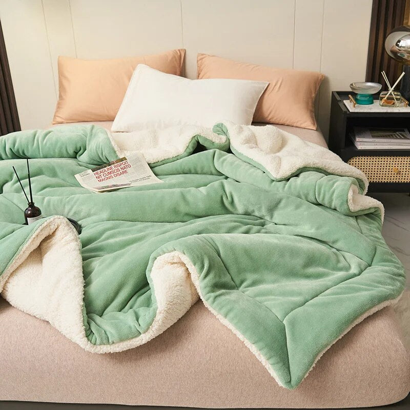 Garduru - Doppelseitige Decke für Sofa oder Bett