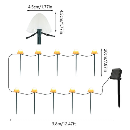 LED Solar Pilzleuchten