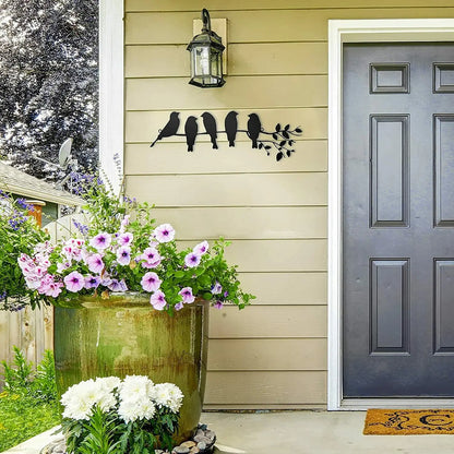 Vogelgezwitscher Wanddekoration – Stimmungsvolle Sitzende Vögel