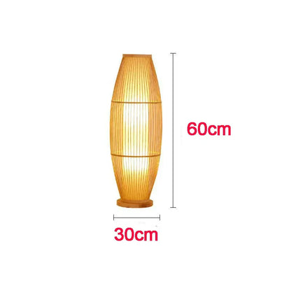 Garduru Bambus Stehlampe | Natürliches Design | Energieeffizientes LED Licht | Nachhaltige Dekoration