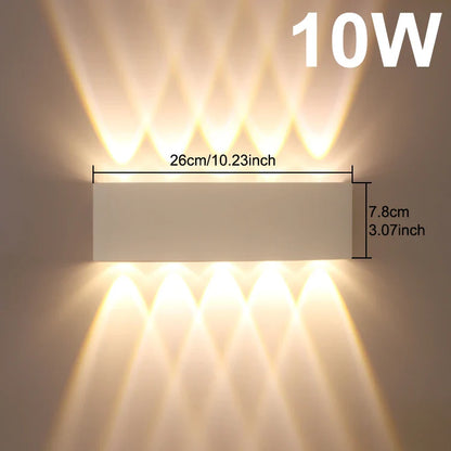 Royelux Moderne LED-Wandlampe für Schlafzimmer und Wohnzimmereinrichtung