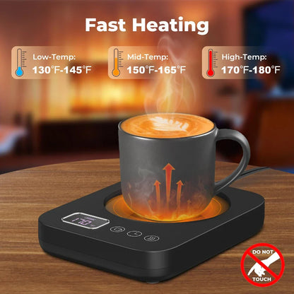 Smart Electric Mug Warmer – 3-Temp Regelung & Automatische Abschaltung für Zuhause & Büro