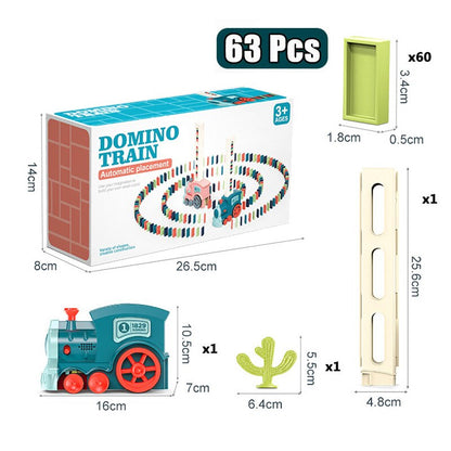 Domino Express Zug Abenteuer Set - Der automatische Domino-Legezug