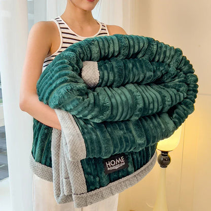 Garduru – Plüsch- und Flauschdecke aus dicker Wolle für Komfort zu Hause