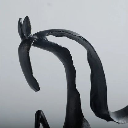 Abstrakte Metall Pferde Skulptur