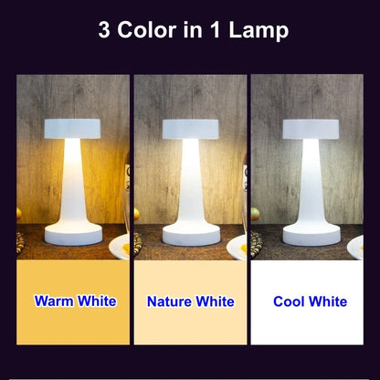 LED wiederaufladbare Tischlampe