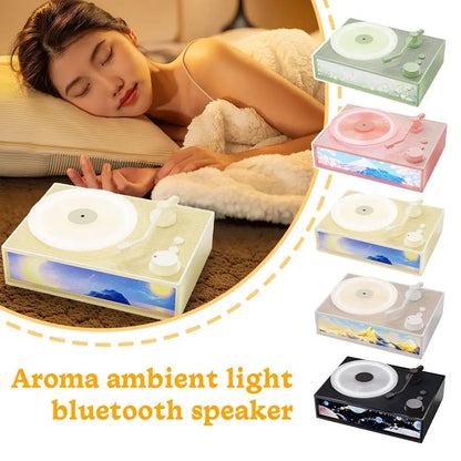 Aroma Bluetooth Lautsprecher – Umgebungslicht & ätherischer Öldiffusor mit 360° Duft und Musik