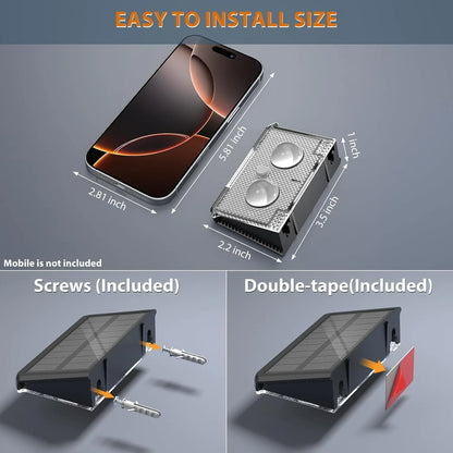 Solar Zaunlichter – Außen LED Garten Wandlichter