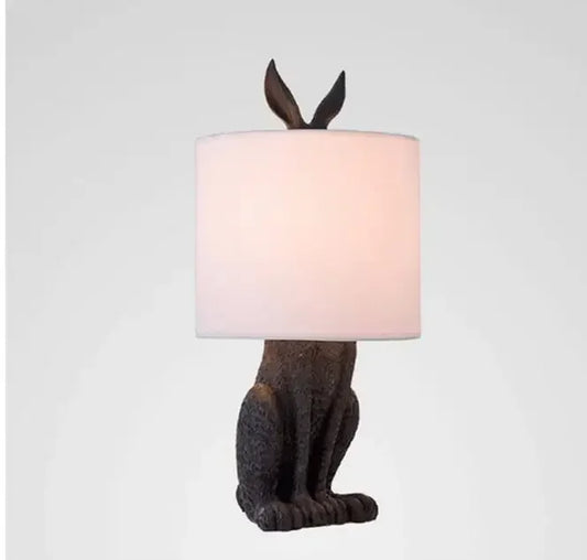 ÉléganceNordique - Tischlampe Hase für das Schlafzimmer