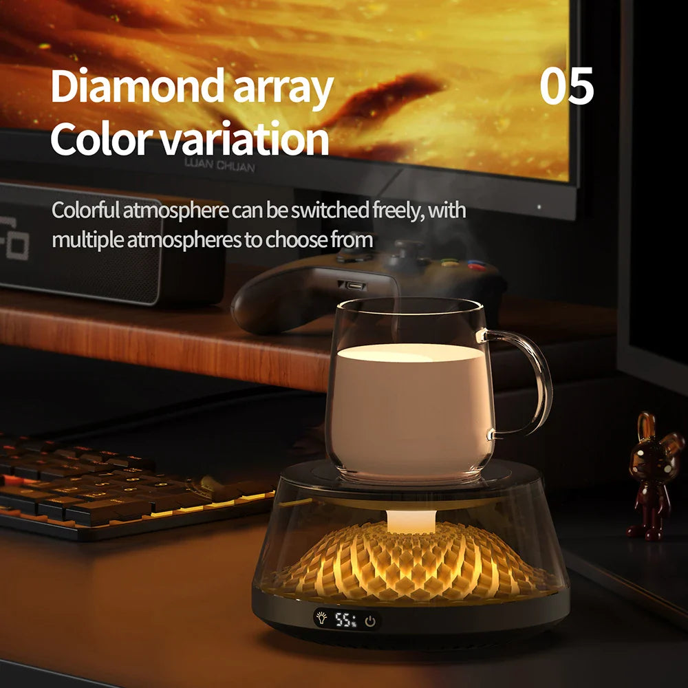Royaleva USB Kaffeetassenwärmer – 4 Temperatureinstellungen, thermostatischer Untersetzer für Zuhause und Büro