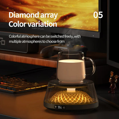 Royaleva USB Kaffeetassenwärmer – 4 Temperatureinstellungen, thermostatischer Untersetzer für Zuhause und Büro