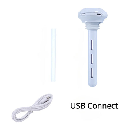 Super leiser tragbarer Nebelbefeuchter für Büro, Schlafzimmer, Auto, verstellbare Länge, keine Wasserflasche erforderlich