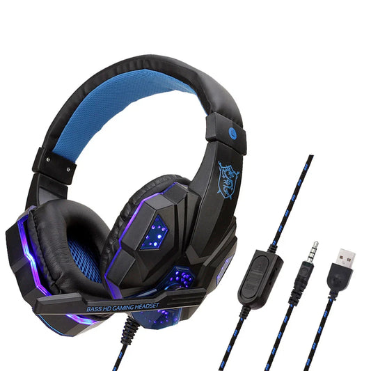 LED Gaming-Headset mit Mikrofon
