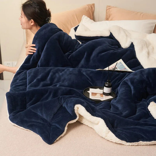 Garduru - Doppelseitige Decke für Sofa oder Bett