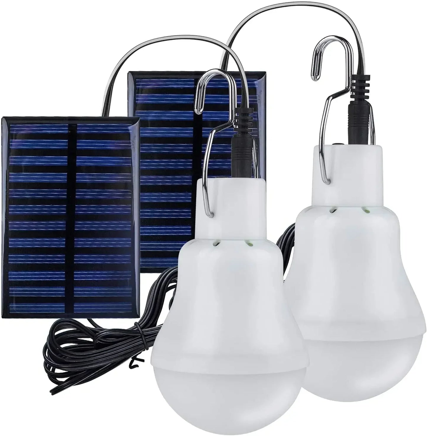 Solarlampe mit Solarpanel – Energiesparende LED Lampe für Innen- und Außenbereich