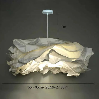 Wolkartige Papierlampenschirm bis zu 70 cm breit