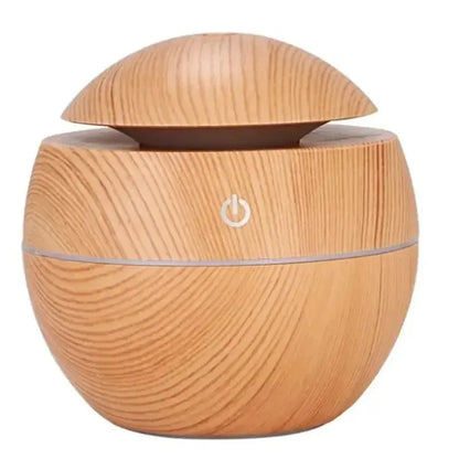 USB Ultraschall-Kaltnebel-Sprühgerät Aroma Diffuser Mini Holzmaserung Luftbefeuchter für den Hausgebrauch