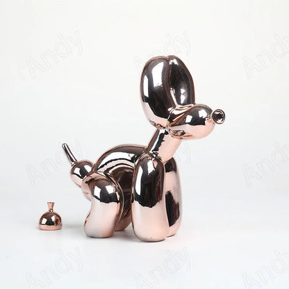 Minimalistisches Ballonhund-Ornament
