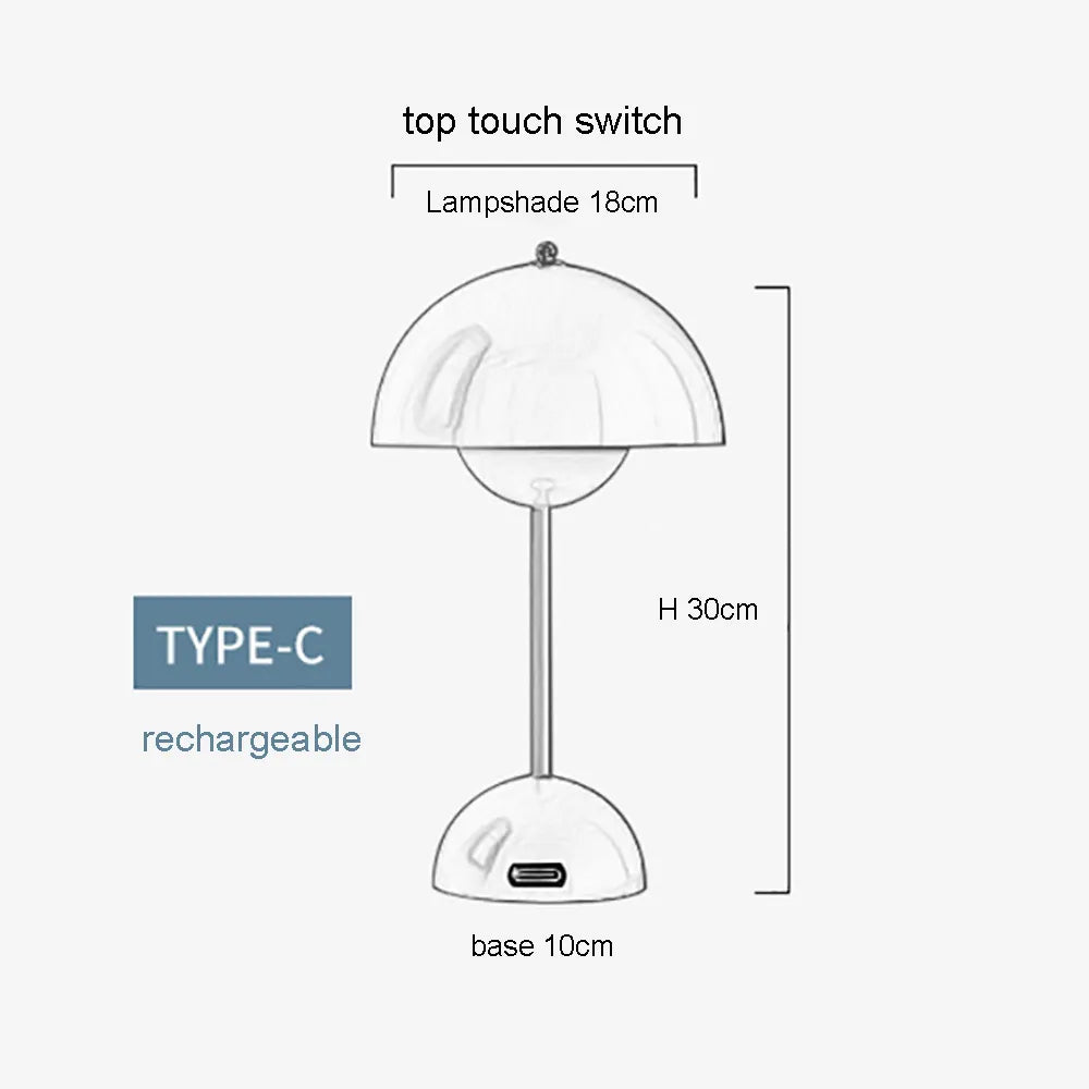 Siemon Tischlampe (kabellos)