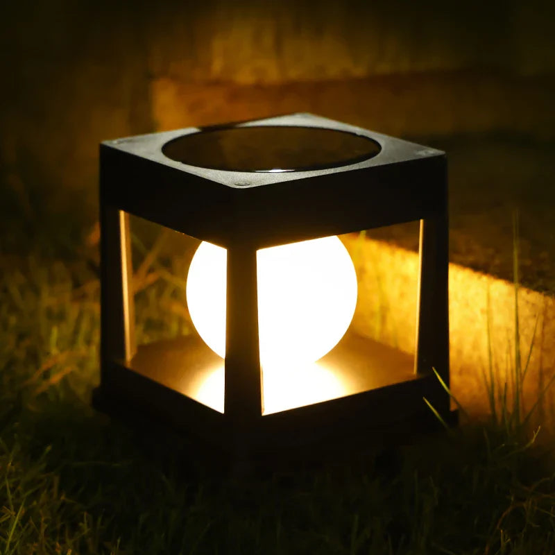 Royelux Solar Post Cap Light - Wasserdichte LED Zaun- & Terrassenlampe