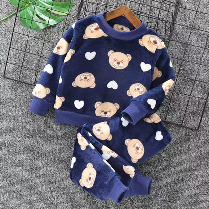 Teddybär Pyjama Set für Kinder