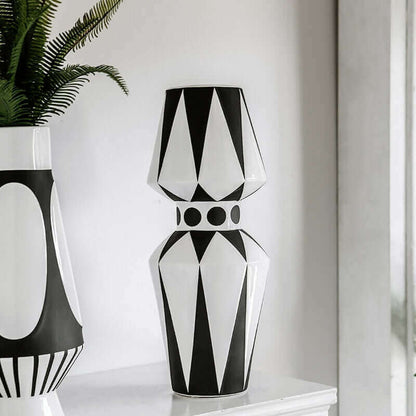 Zebra Keramikvase