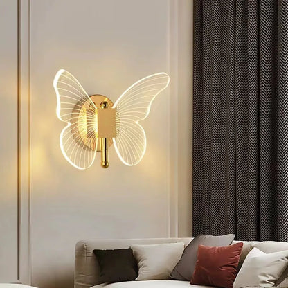 Schmetterling LED Wandlampe