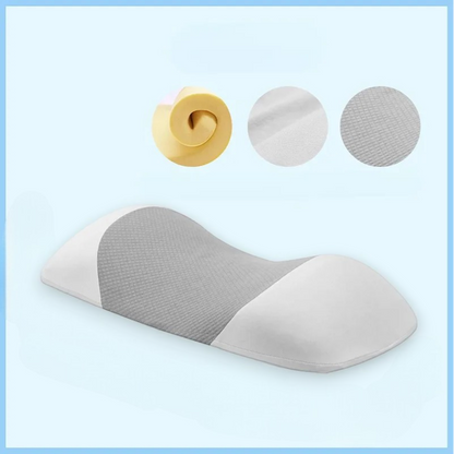 Ergonomisches Lendenstützkissen aus Memory Foam – Optimale Rückenunterstützung für Rückenschläfer, ideal zum Schlafen im Bett