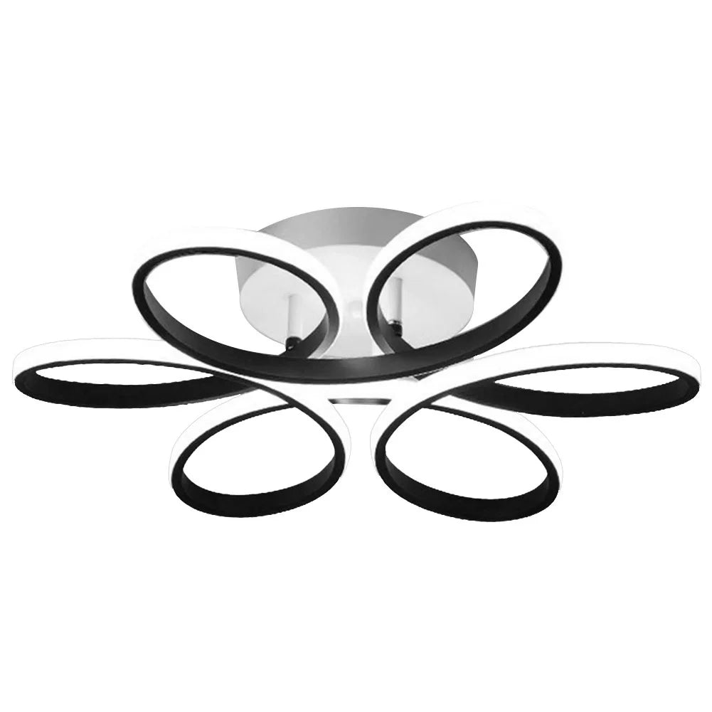 Moderne LED Gangdecke Lampe - Blumenmuster mit 3-Farben Licht