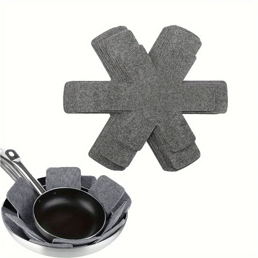3 Stück - Töpfe Pfannen Filzschutz Set