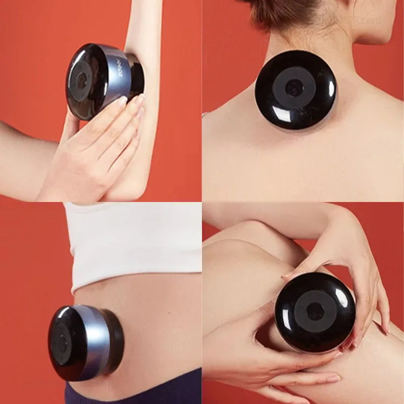 Zdeer Intelligenter Schröpfen-Massager – Wiederaufladbares Vakuum Guasha-Massagegerät zur Linderung von Müdigkeit