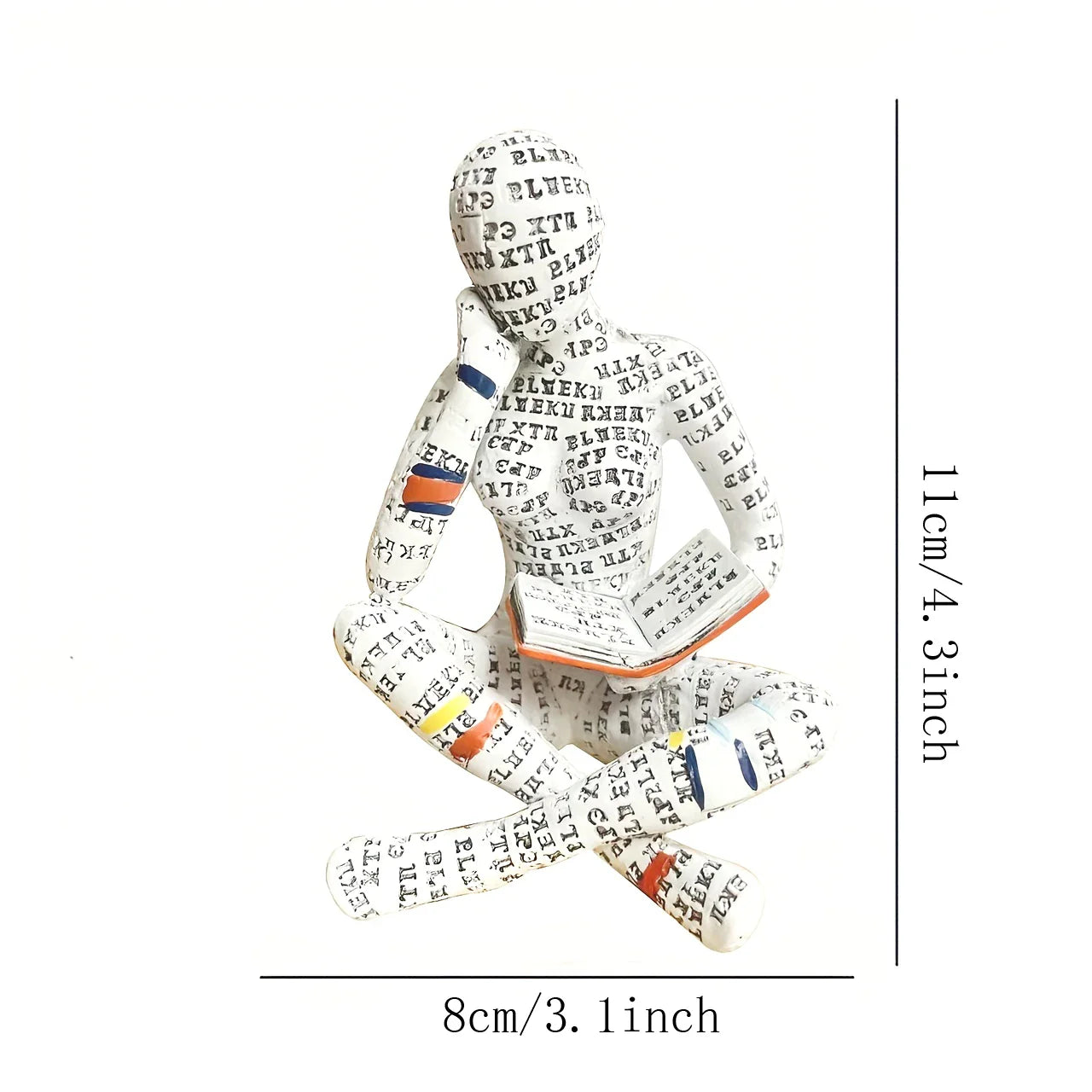 Abstrakte Lese-Figuren