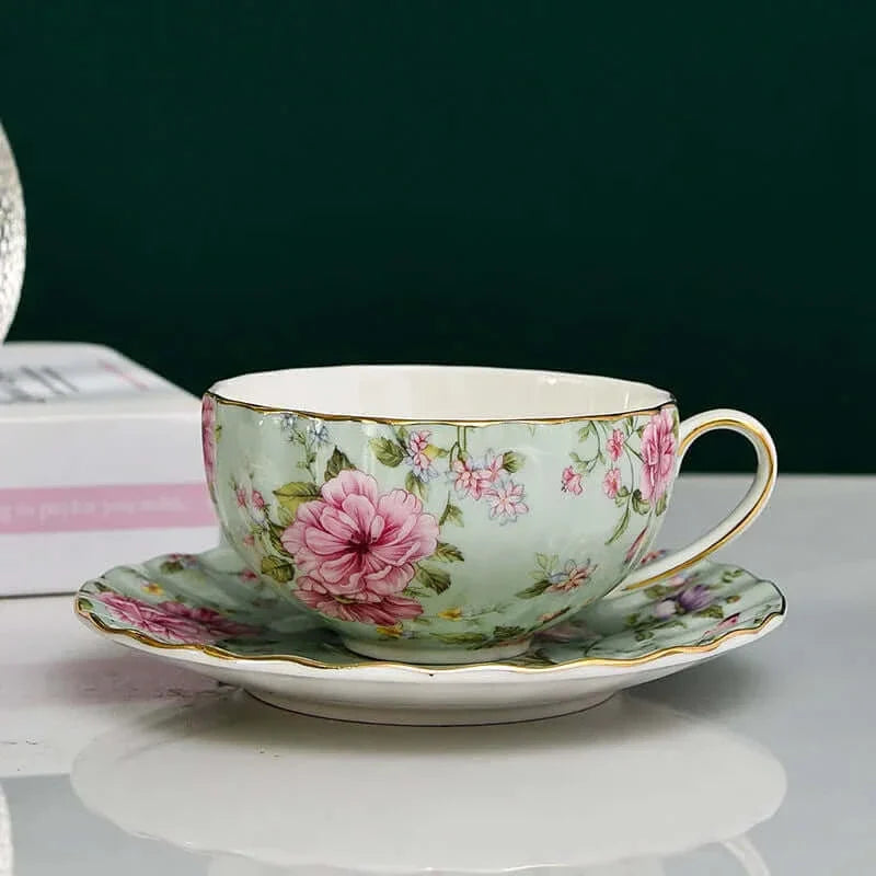 Elegante Bone China Porzellan Kaffeetasse - Luxuriöses und einzigartiges Design