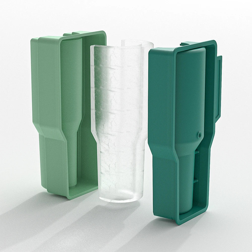 Silicone-Eiswürfelform für Stanley Cup – Zylinderförmige Eiswürfelschale