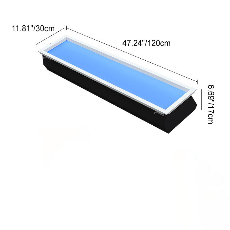 Garduru Intelligente LED-Deckenleuchte | Modernes Design | Aluminium | Simulation von Wettereffekten