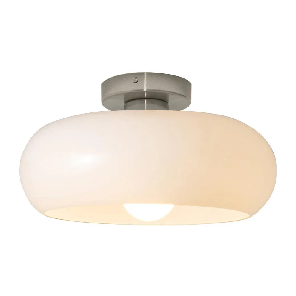 Deckenleuchte Glas Vintage Semi Flush Leuchte