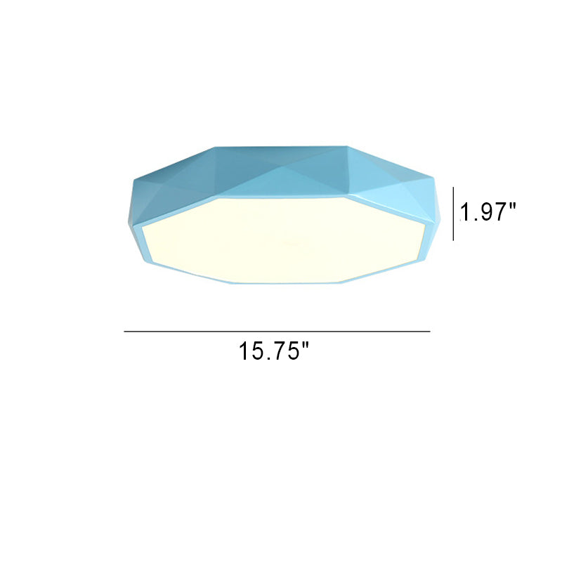 Garduru Nordic LED Deckenleuchte | Diamant-Design | Acryl & Eisen | Dimmbares Licht | Moderne Beleuchtung