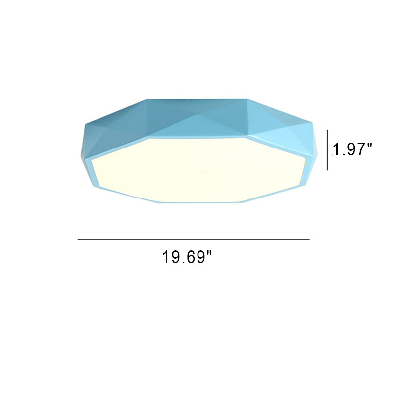 Garduru Nordic LED Deckenleuchte | Diamant-Design | Acryl & Eisen | Dimmbares Licht | Moderne Beleuchtung