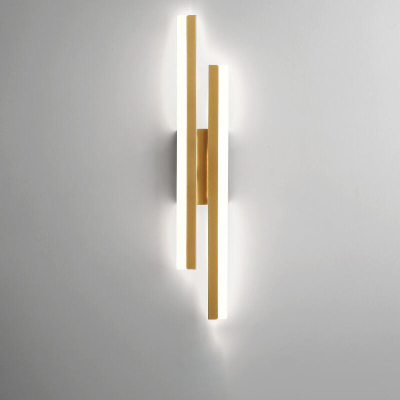 Garduru Moderne LED Wandlampe | Minimalistisches Design | Eisen & Acryl | Dimmbares Licht