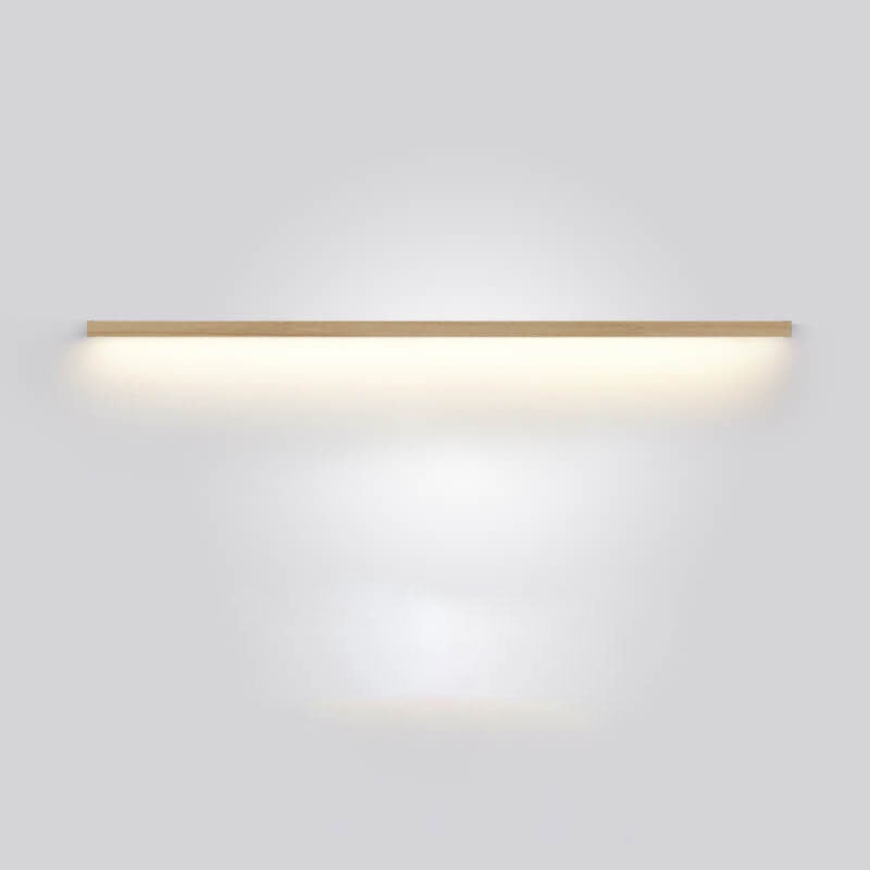 Japanische minimalistische Holzstreifen LED Wandleuchte Lampe