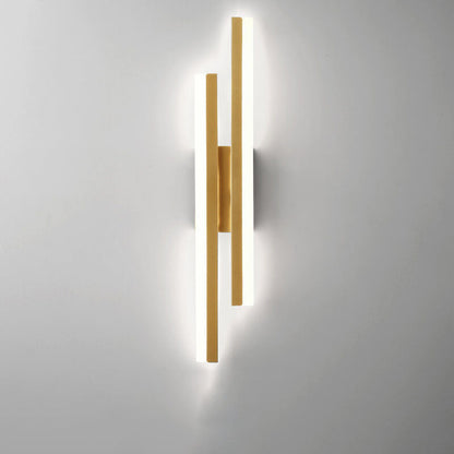 Garduru Moderne LED Wandlampe | Minimalistisches Design | Eisen & Acryl | Dimmbares Licht